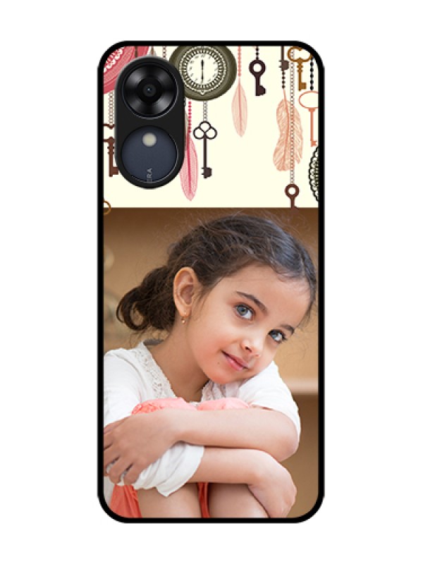 Custom Oppo A17k Custom Metal Phone Case - Boho Style Design