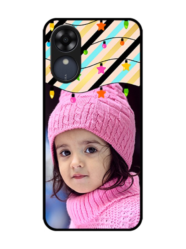 Custom Oppo A17k Custom Metal Phone Case - Lights Hanging Design