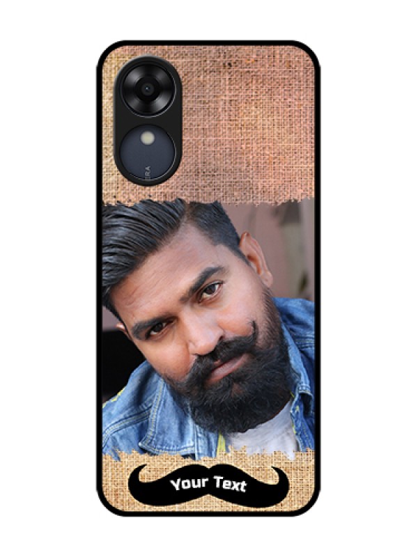 Custom Oppo A17k Custom Metal Phone Case - With Texture Design