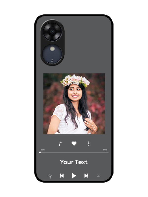 Custom Oppo A17k Custom Metal Phone Case - Play The Music Design