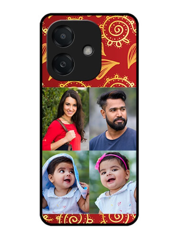 Custom Oppo A3 5G Custom Metal Phone Case - 4 Image Traditional Design