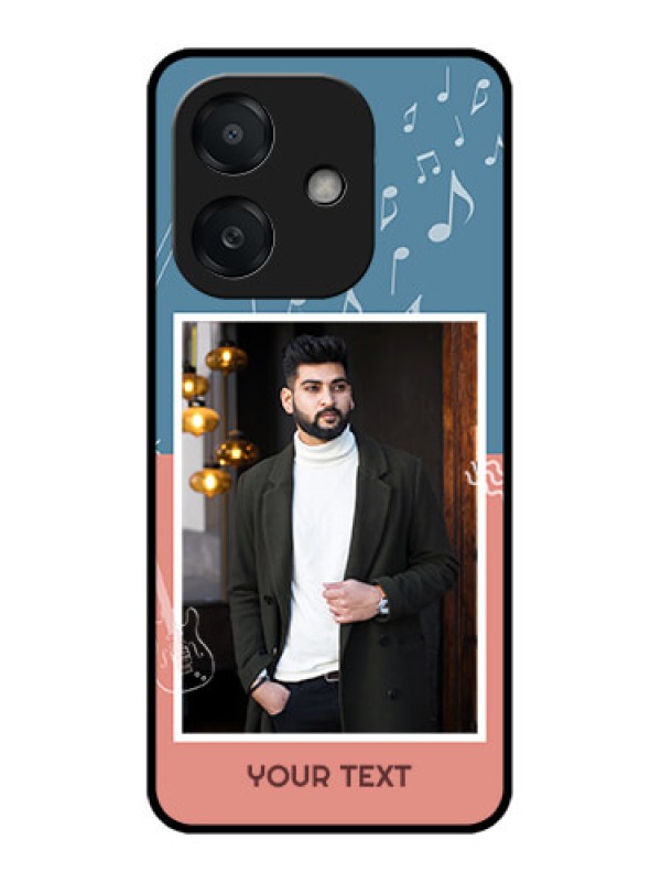 Custom Oppo A3 5G Custom Metal Phone Case - With Color Musical Note Design