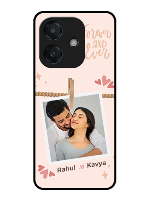 Custom Oppo A3 5G Custom Metal Phone Case - Forever And Ever Love Design