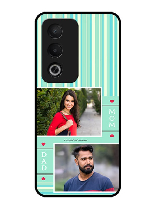 Custom Oppo A3 Pro 5G Custom Metal Phone CaseMom and Dad Pic Design