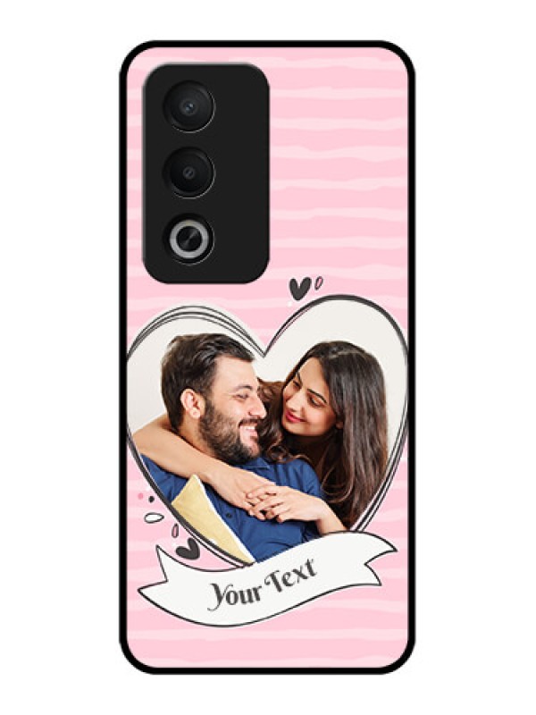 Custom Oppo A3 Pro 5G Custom Metal Phone CaseVintage Heart Design