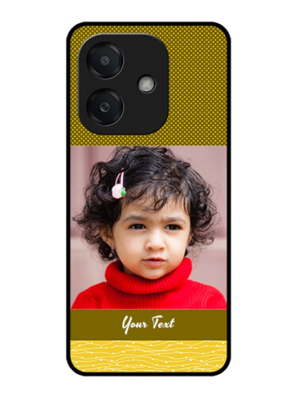 Custom Oppo A3X 4G Custom Metal Phone Case - Simple Green Color Design