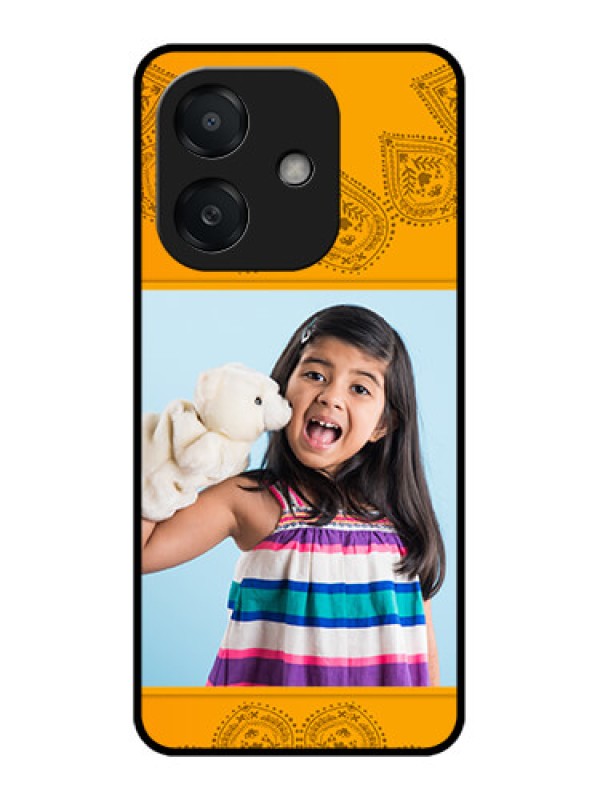 Custom Oppo A3X 4G Custom Metal Phone Case - Photo Wedding Design