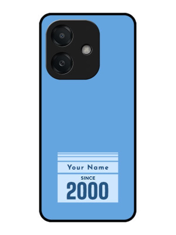 Custom Oppo A3X 4G Custom Metal Phone Case - Custom Year Of Birth Design