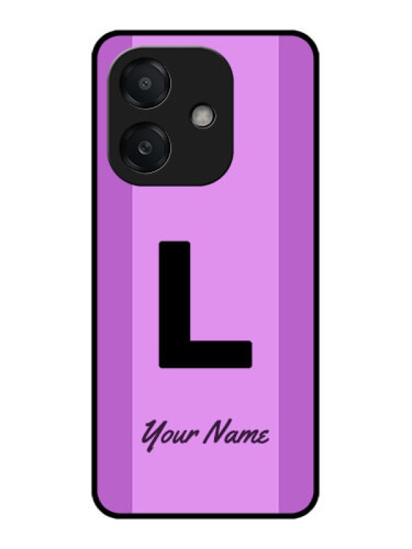 Custom Oppo A3X 4G Custom Metal Phone Case - Tricolor Custom Text Design