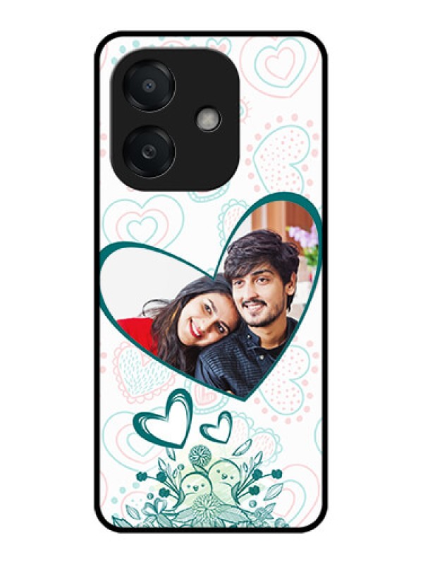 Custom Oppo A3X 5G Custom Metal Phone CasePremium Couple Design