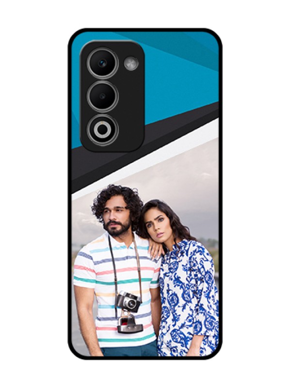 Custom Oppo A5 5G Custom Metal Phone Case - Simple Pattern Photo Upload Design