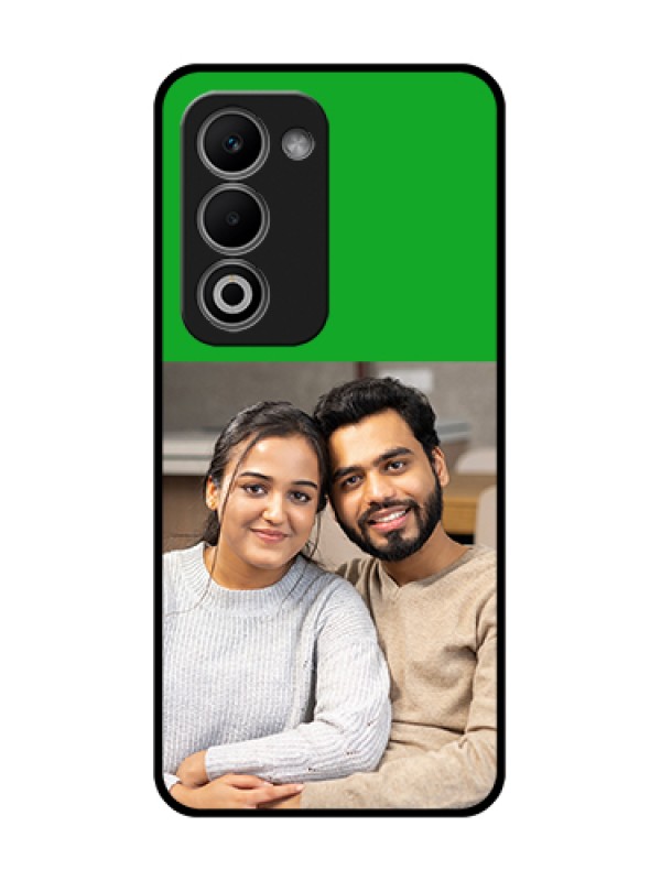 Custom Oppo A5 5G Custom Metal Phone Case - Green Pattern Design