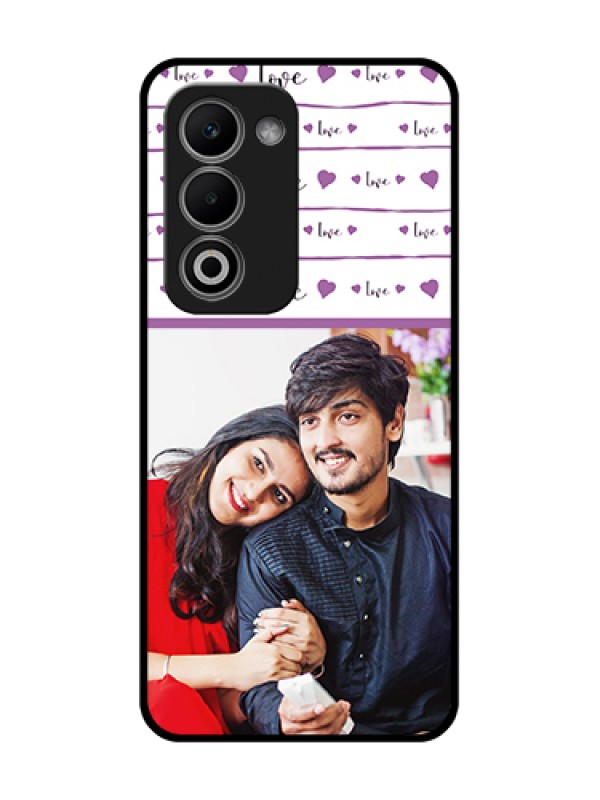 Custom Oppo A5 5G Custom Metal Phone Case - Couples Heart Design