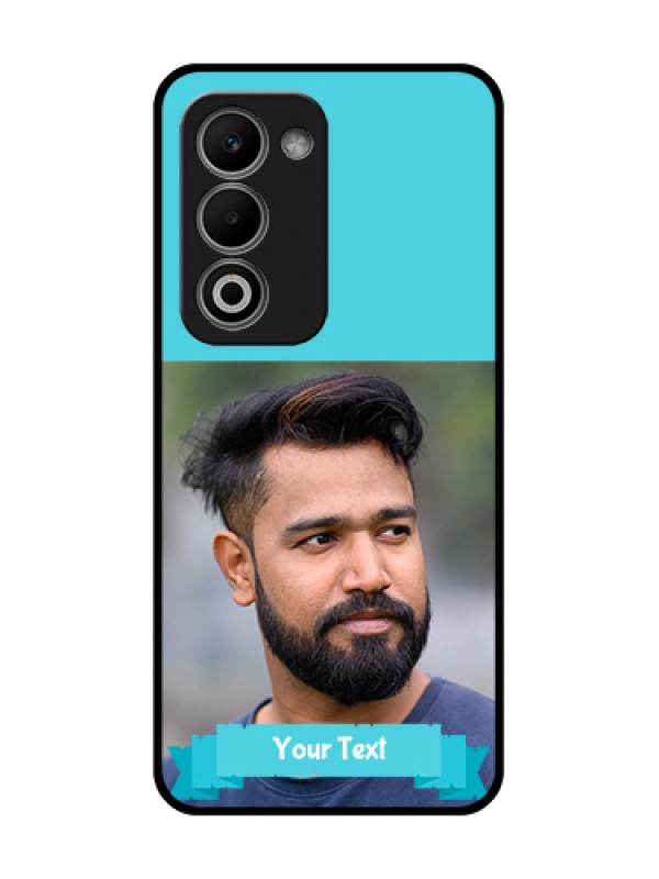 Custom Oppo A5 5G Custom Metal Phone Case - Blue Color Design