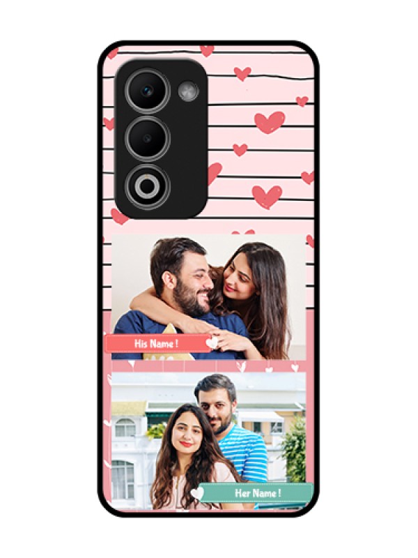 Custom Oppo A5 5G Custom Metal Phone Case - Photo With Heart Design