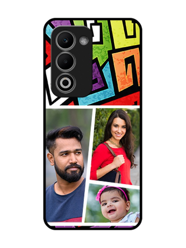 Custom Oppo A5 5G Custom Metal Phone Case - Graffiti Pattern Design