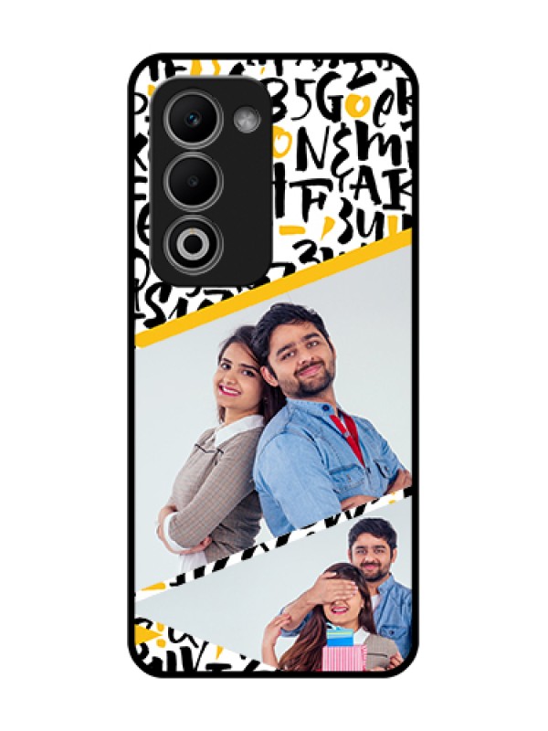 Custom Oppo A5 5G Custom Metal Phone Case - Letters Pattern Design