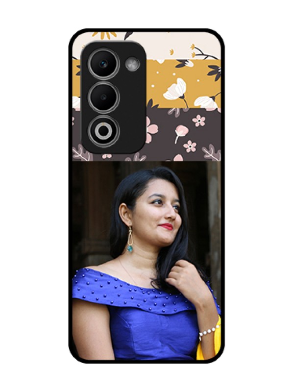 Custom Oppo A5 5G Custom Metal Phone Case - Stylish Floral Design