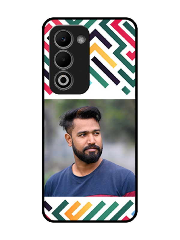 Custom Oppo A5 5G Custom Metal Phone Case - Colorful Maze Pattern Design