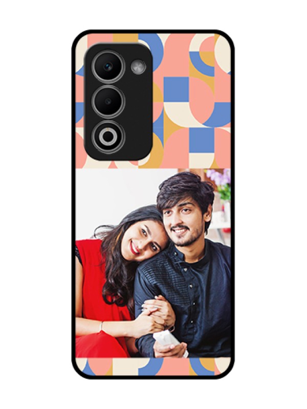 Custom Oppo A5 5G Custom Metal Phone Case - Semi - Circle Maze Pattern Design