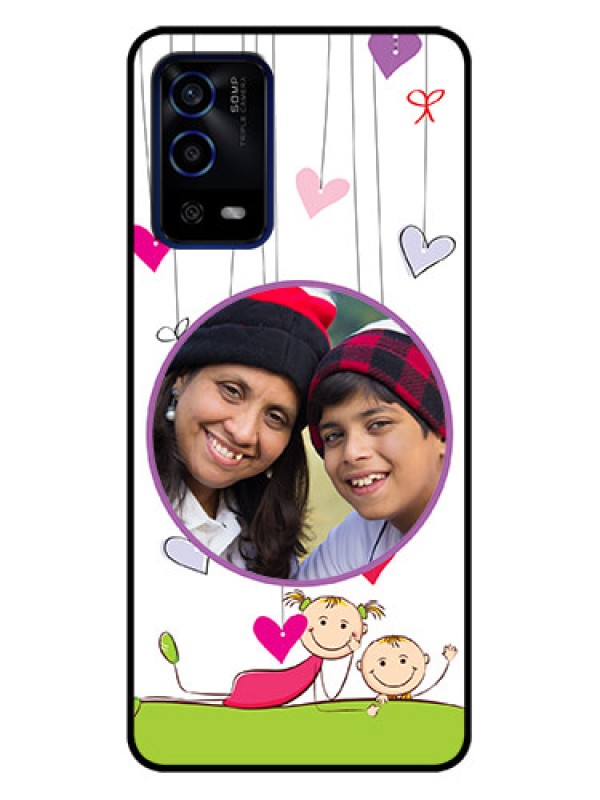 Custom Oppo A55 Custom Metal Phone Case - Cute Kids Phone Case Design