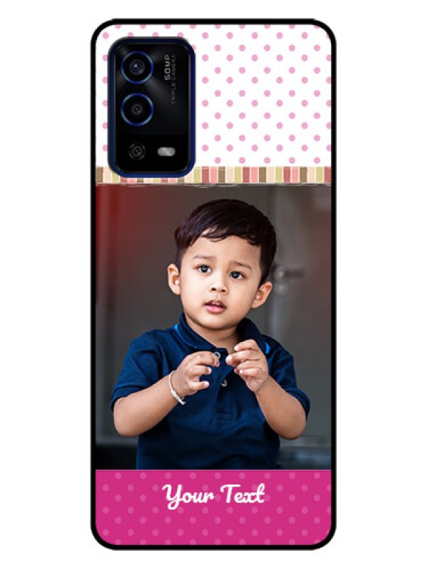 Custom Oppo A55 Custom Metal Phone Case - Cute Girls Cover Design