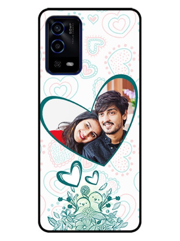 Custom Oppo A55 Custom Metal Phone Case - Premium Couple Design