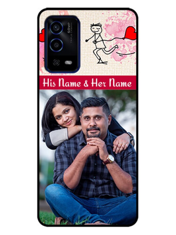 Custom Oppo A55 Custom Metal Phone Case - You And Me Case Design