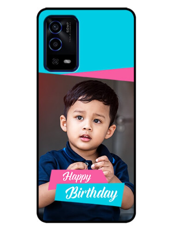 Custom Oppo A55 Custom Metal Phone Case - Image Holder With 2 Color Design