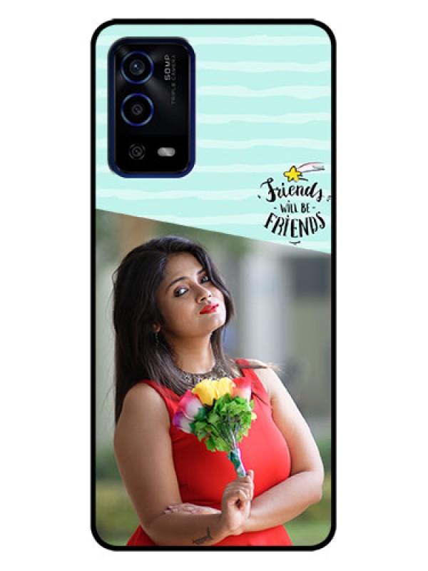 Custom Oppo A55 Custom Metal Phone Case - Friends Picture Icon Design