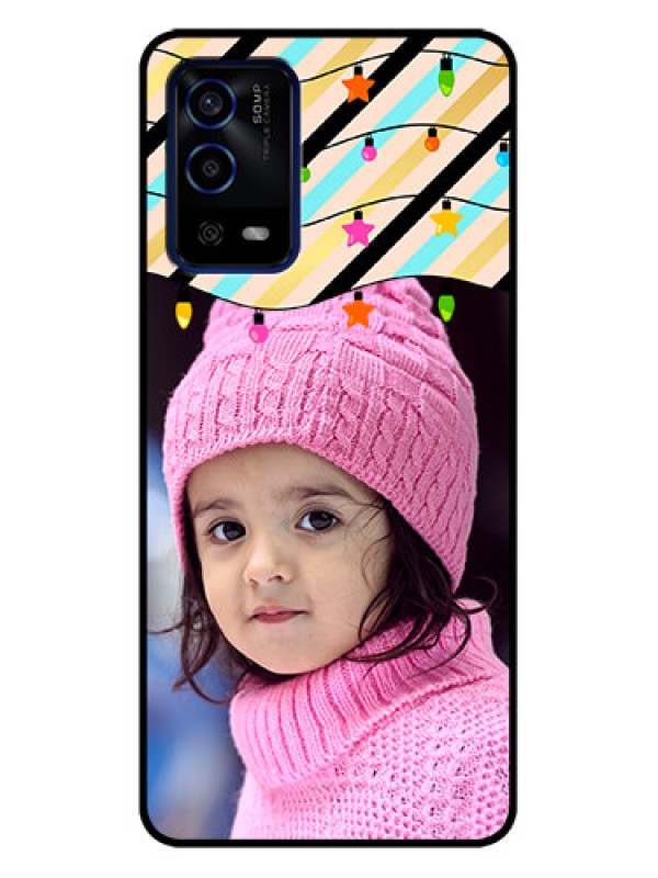 Custom Oppo A55 Custom Metal Phone Case - Lights Hanging Design