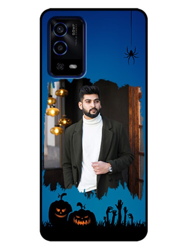 Custom Oppo A55 Custom Metal Phone Case - With Pro Halloween Design