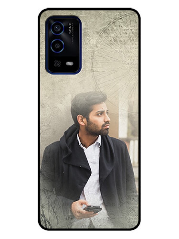 Custom Oppo A55 Custom Metal Phone Case - With Vintage Design