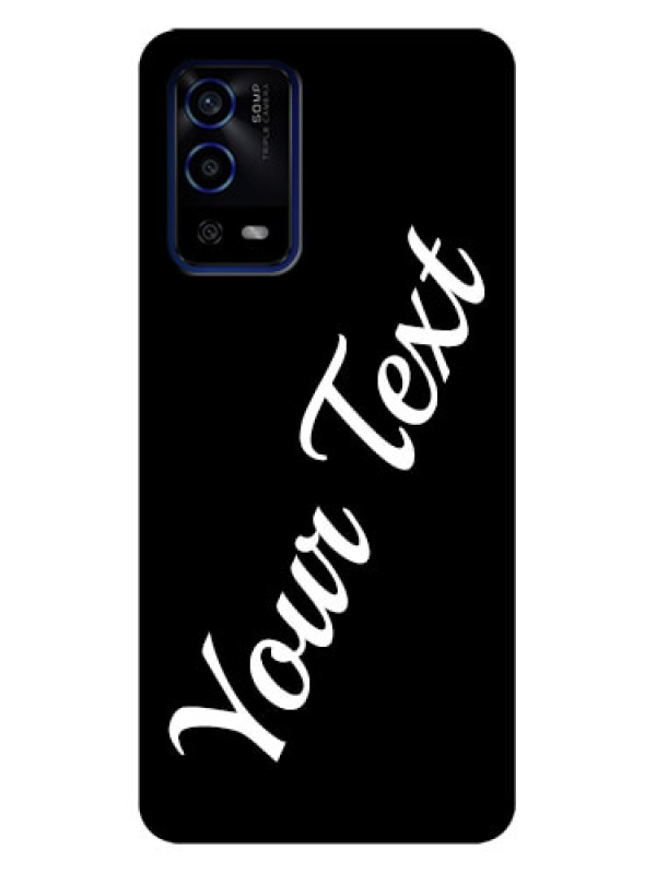 Custom Oppo A55 Custom Metal Phone Case - With Your Name Design
