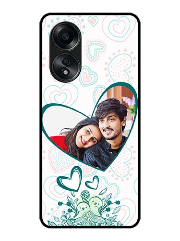 Custom Oppo A58 Custom Metal Phone CasePremium Couple Design