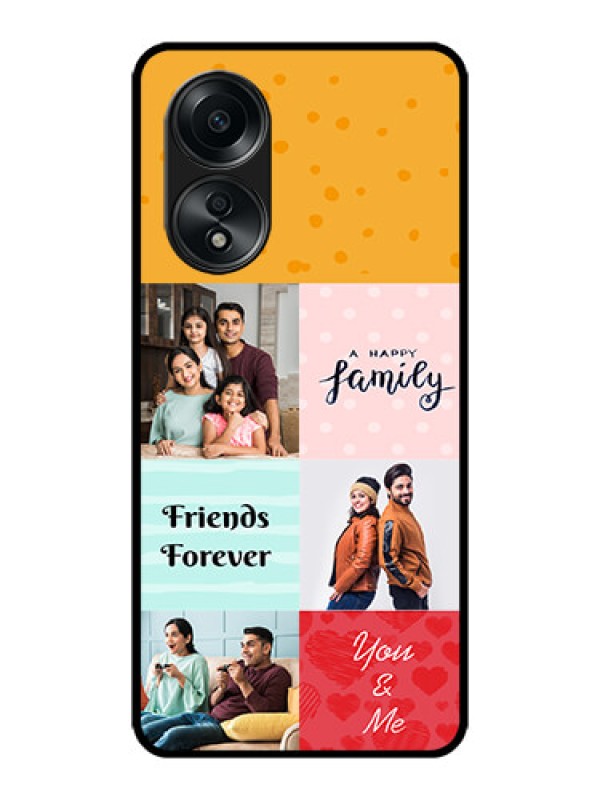 Custom Oppo A58 Custom Metal Phone CaseImages With Quotes Design