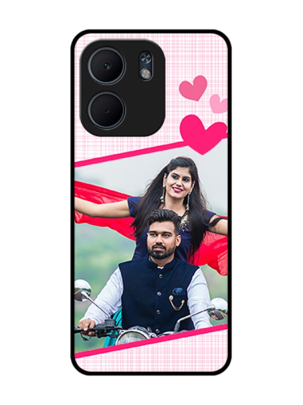 Custom Oppo A5X 4G Custom Metal Phone Case - Love Shape Heart Design