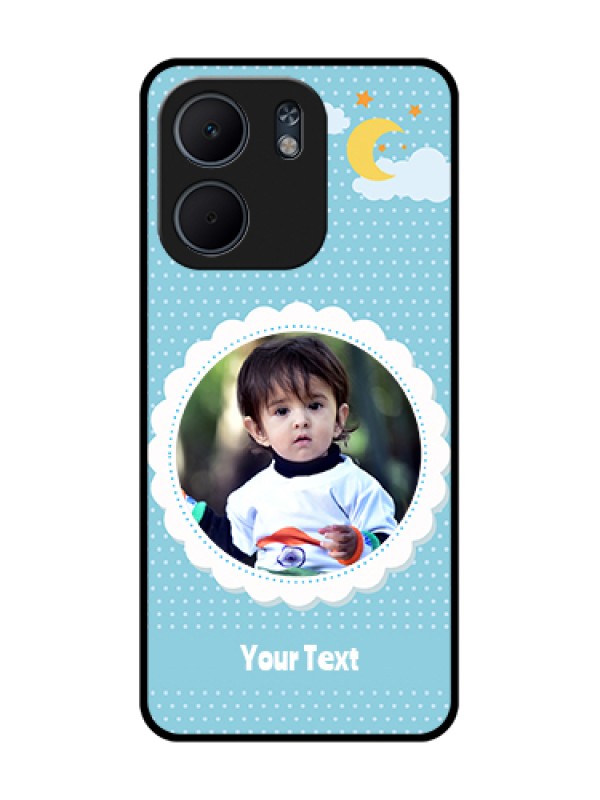 Custom Oppo A5X 4G Custom Metal Phone Case - Violet Pattern Design