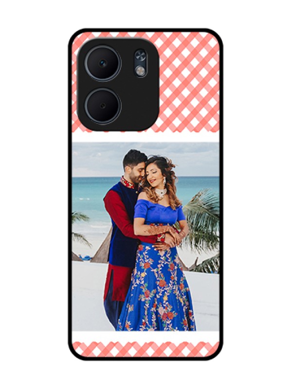 Custom Oppo A5X 4G Custom Metal Phone Case - Pink Pattern Design