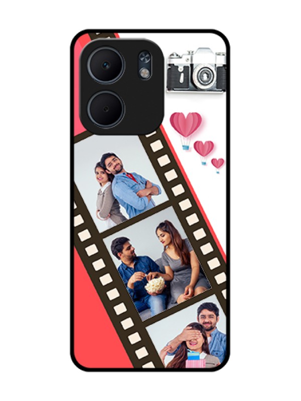 Custom Oppo A5X 4G Custom Metal Phone Case - 3 Image Holder With Film Reel