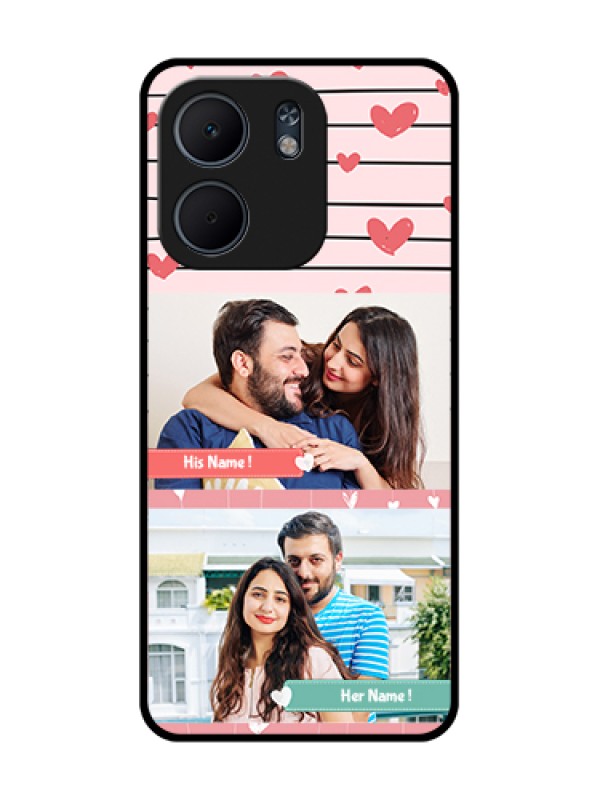 Custom Oppo A5X 4G Custom Metal Phone Case - Photo With Heart Design