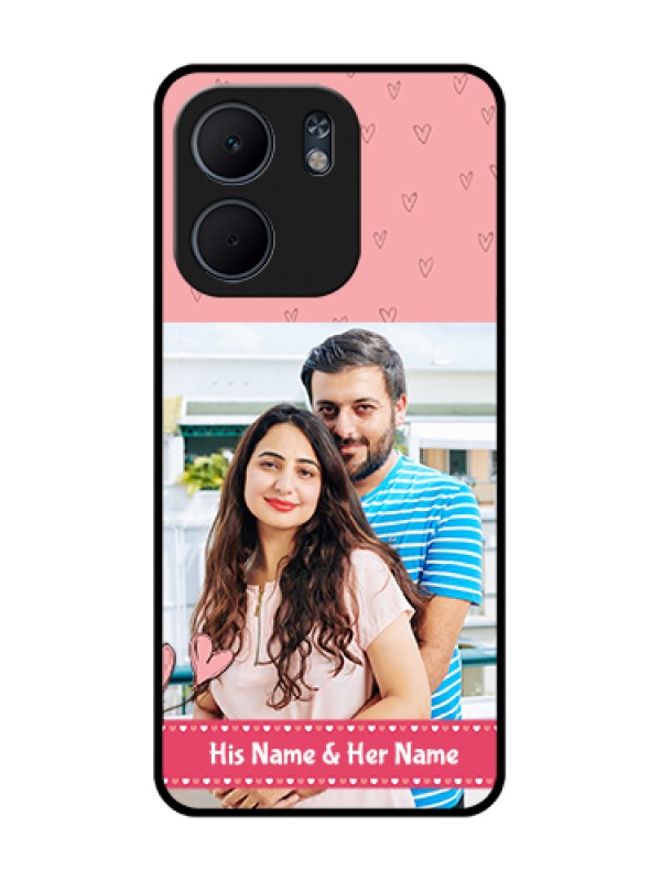 Custom Oppo A5X 4G Custom Metal Phone Case - Love Design Peach Color