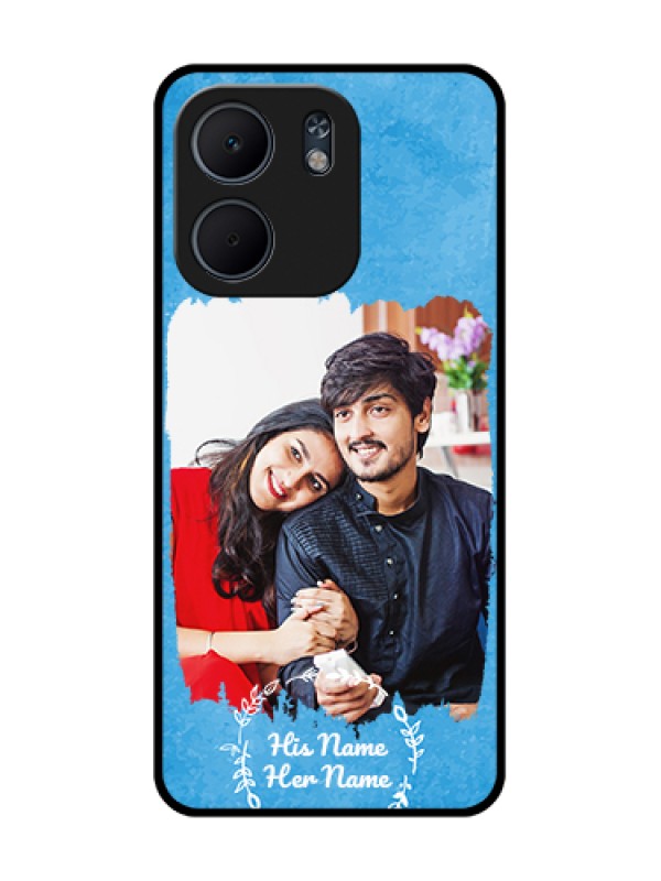 Custom Oppo A5X 4G Custom Metal Phone Case - Blue Color Vintage Design