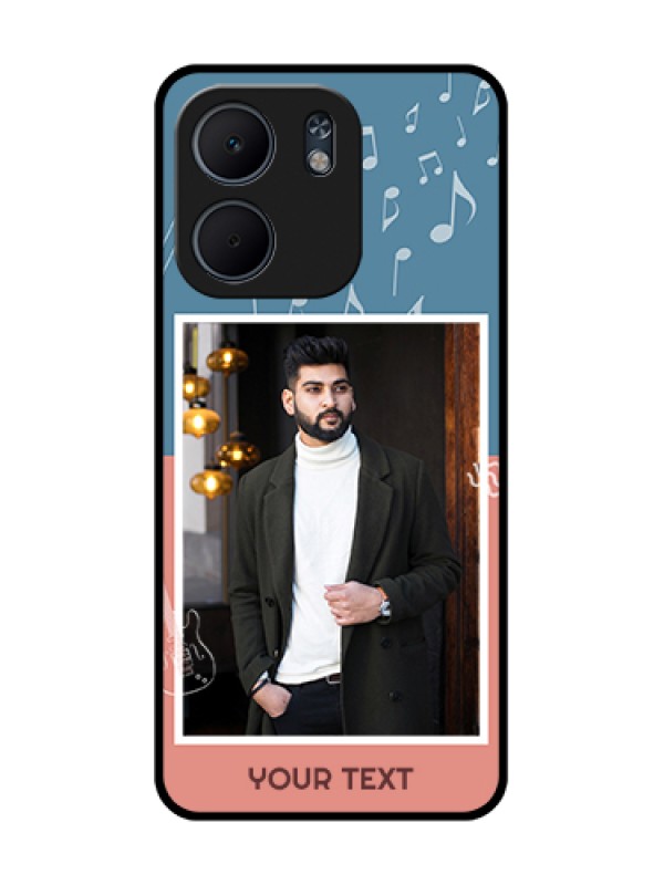 Custom Oppo A5X 4G Custom Metal Phone Case - With Color Musical Note Design