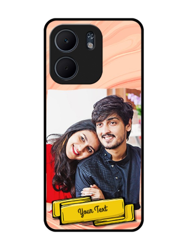 Custom Oppo A5X 4G Custom Metal Phone Case - Marble Texture Design