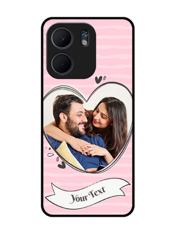 Custom Oppo A5X 4G Custom Metal Phone Case - Vintage Heart Design