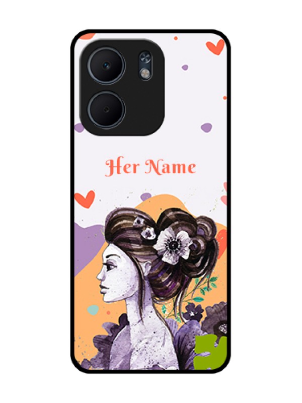 Custom Oppo A5X 4G Custom Metal Phone Case - Woman And Nature Design