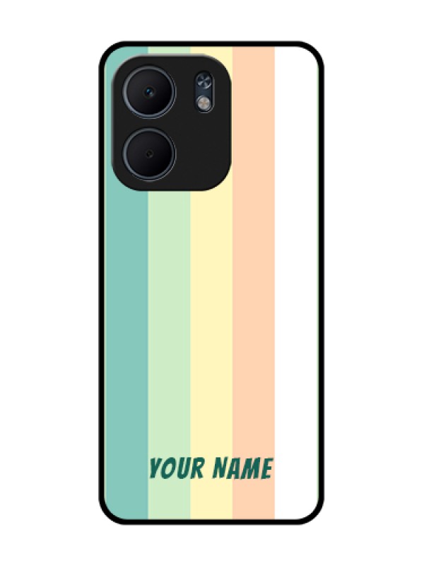 Custom Oppo A5X 4G Custom Metal Phone Case - Multi - Colour Stripes Design