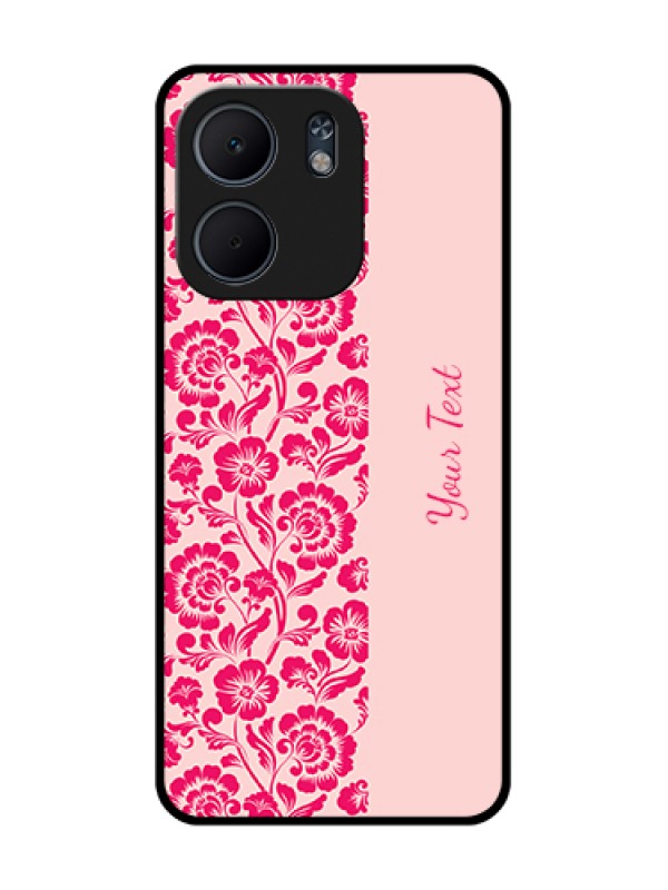 Custom Oppo A5X 4G Custom Metal Phone Case - Attractive Floral Pattern Design