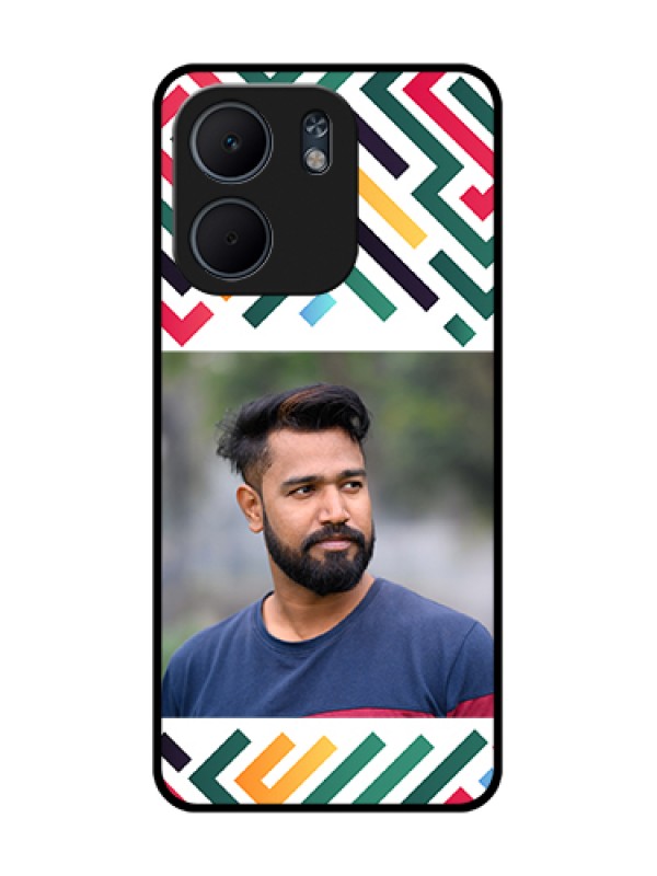 Custom Oppo A5X 4G Custom Metal Phone Case - Colorful Maze Pattern Design